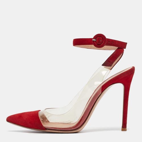 Suede and PVC Anise Pumps Size 36.5 - Gianvito Rossi - Modalova