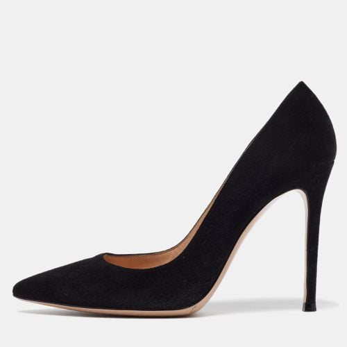 Suede Point Pumps Size 38 - Gianvito Rossi - Modalova