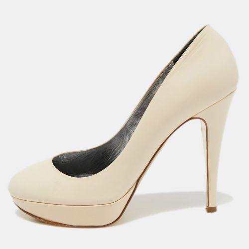 Leather Platform Pumps Size 39 - Gina - Modalova