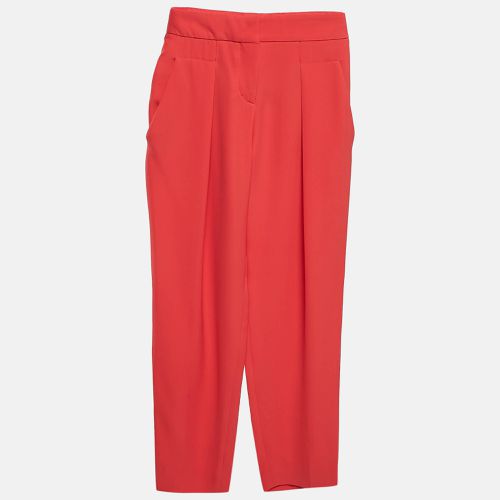 Silk Pleated Trousers S - Giorgio Armani - Modalova