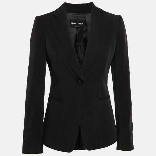 Gabardine Single Breasted Blazer S - Giorgio Armani - Modalova