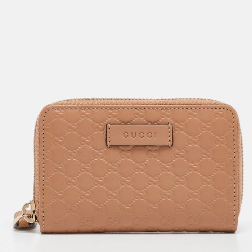 Microssima Leather Coin Purse - Gucci - Modalova