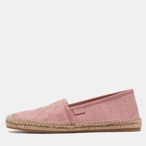 GG Canvas Espadrille Flats Size 38.5 - Gucci - Modalova