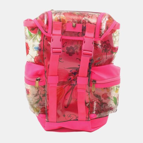 Transparent PVC Flora Techpack Backpack - Gucci - Modalova