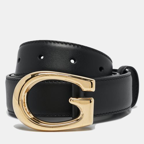 Leather G Buckle Belt 85CM - Gucci - Modalova