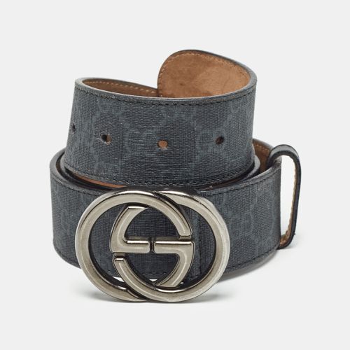 GG Supreme Canvas Interlocking G Buckle Belt 85 CM - Gucci - Modalova