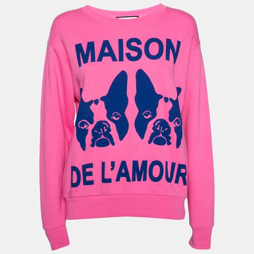 Maison de l'Amour Bosco and Orso Printed Cotton Sweatshirt XXS - Gucci - Modalova