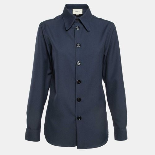 Gabardine Button Front Shirt XXS - Gucci - Modalova