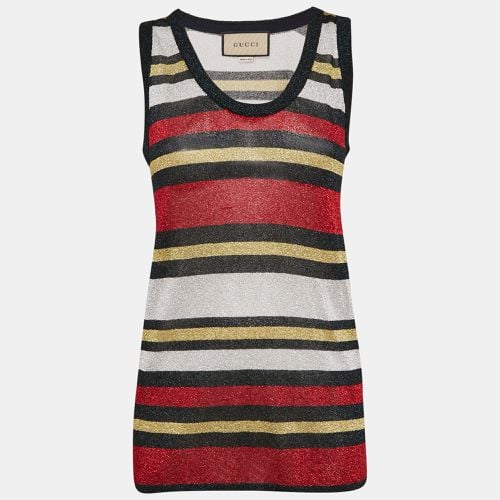 Strip Lurex Knit Sleeveless Top S - Gucci - Modalova