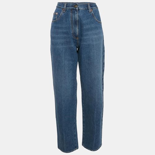 Washed Denim Straight Leg Jeans L Waist 31" - Gucci - Modalova