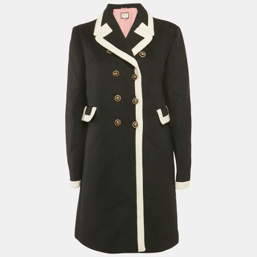 Wool Felt Double Breasted Coat L - Gucci - Modalova