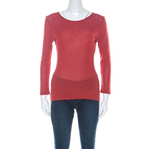 Rust Knit Long Sleeve Top M - Gucci - Modalova