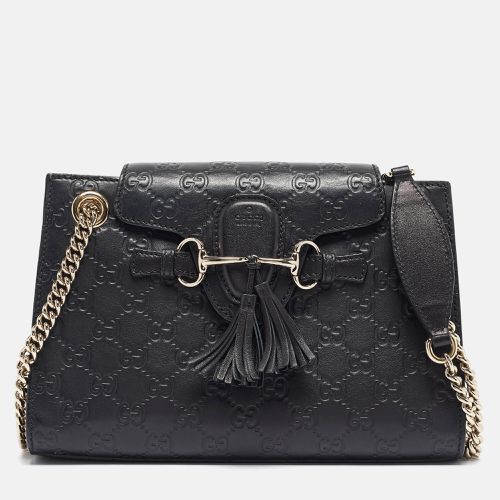 Ssima Leather Small Emily Chain Shoulder Bag - Gucci - Modalova