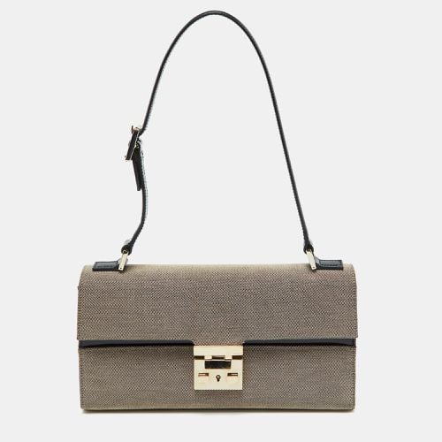 Canvas and Patent Leather Lady Lock Shoulder Bag - Gucci - Modalova