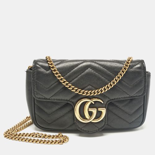 Matelassé Leather Super Mini GG Marmont Shoulder Bag - Gucci - Modalova