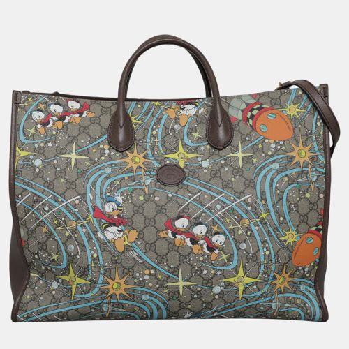 Coated Canvas Disney Donald Duck Tote Bag - Gucci - Modalova