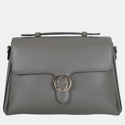 Medium Interlocking G Top Handle Bag - Gucci - Modalova