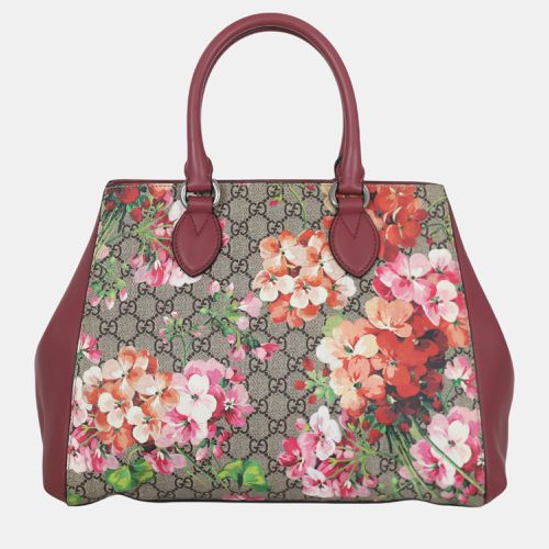 GG Supreme Monogram Blooms Top Handle Bag - Gucci - Modalova