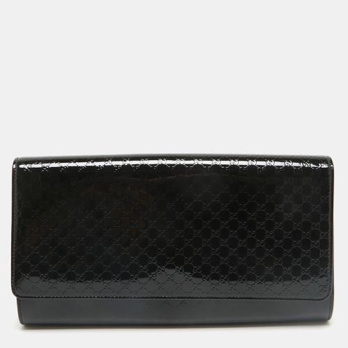 Microssima Patent Leather Medium Broadway Clutch - Gucci - Modalova