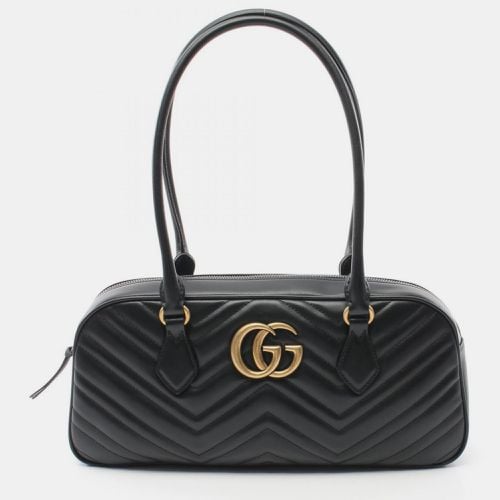 Leather Gg Marmont Medium Tote Bag - Gucci - Modalova