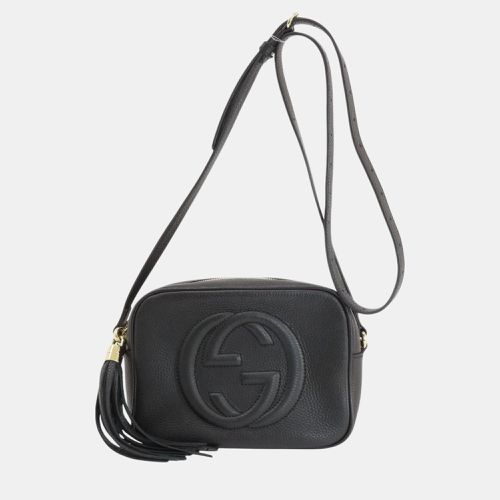 Leather Soho Interlocking G Shoulder Bag - Gucci - Modalova