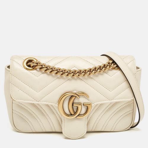 Off Matelassé Leather Mini GG Marmont Shoulder Bag - Gucci - Modalova