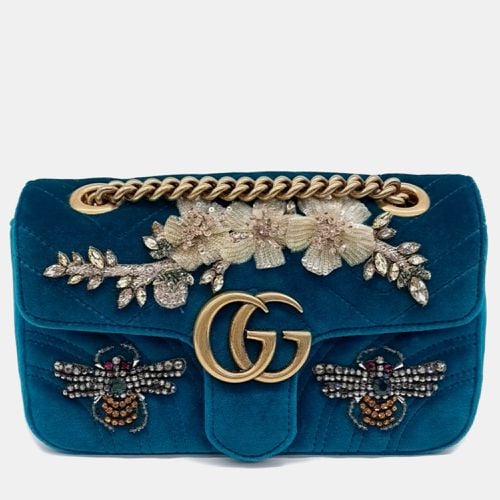 Gucci Matrasse Velvet Shoulder Bag - Gucci - Modalova