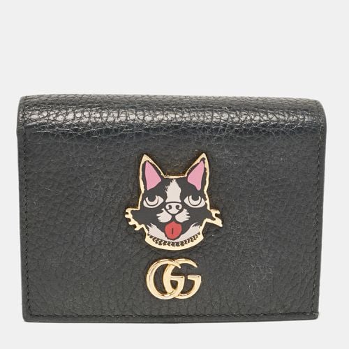 Leather GG Marmont Bosco Card Case - Gucci - Modalova