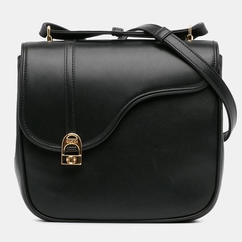 Leather Equestrian Crossbody - Gucci - Modalova