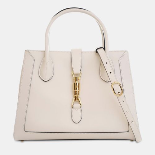 Calf Leather Medium Jackie 1961 Satchel Bag - Gucci - Modalova