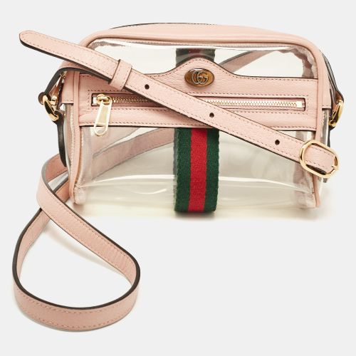 Light Leather and PVC Mini Ophidia Crossbody Bag - Gucci - Modalova