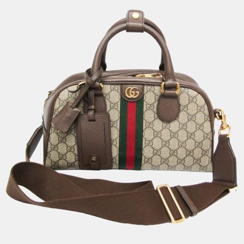 Brown GG Supreme Canvas Ophidia Satchel - Gucci - Modalova