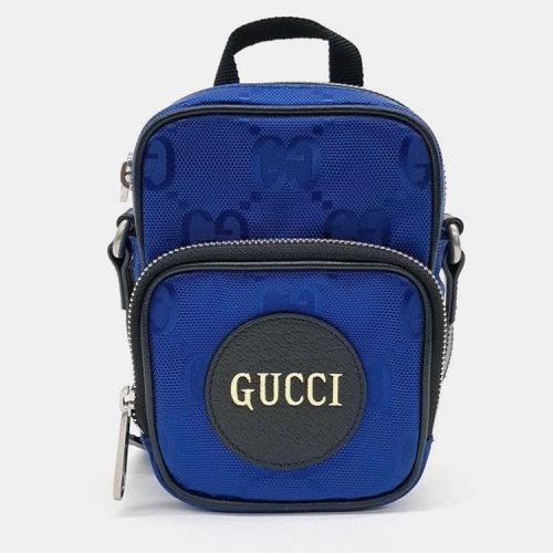 Black Econyl Nylon Monogram Off The Grid Shoulder Bag - Gucci - Modalova