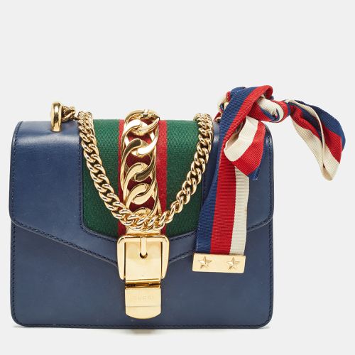 Leather Mini Web Chain Sylvie Crossbody Bag - Gucci - Modalova