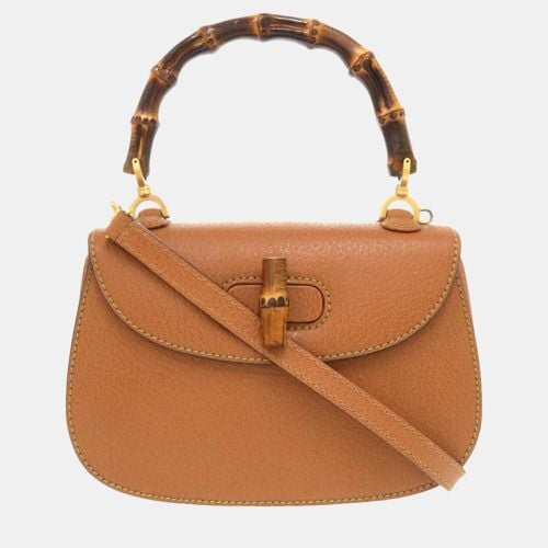 Leather Bamboo 1947 Top Handle Bag - Gucci - Modalova