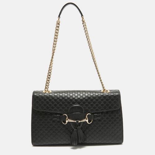 Microssima Leather Medium Emily Chain Shoulder Bag - Gucci - Modalova