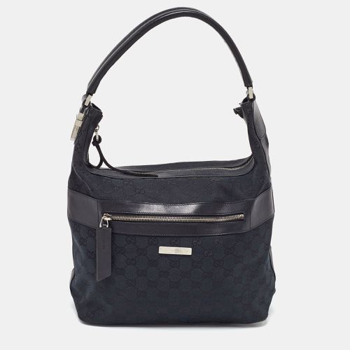 GG Canvas and Leather Hobo - Gucci - Modalova