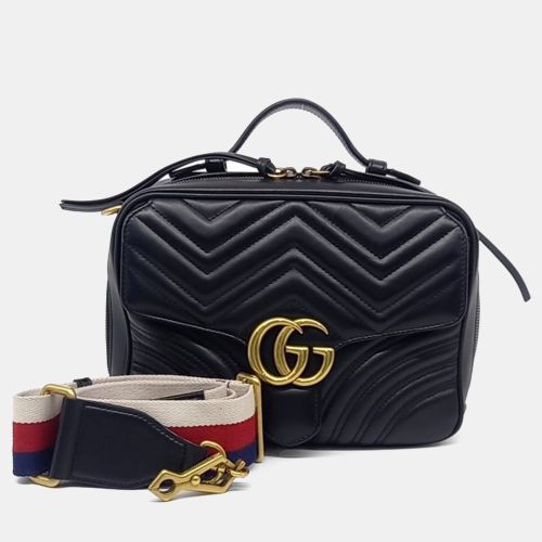 Leather Marmont Matelasse Shoulder Bag - Gucci - Modalova