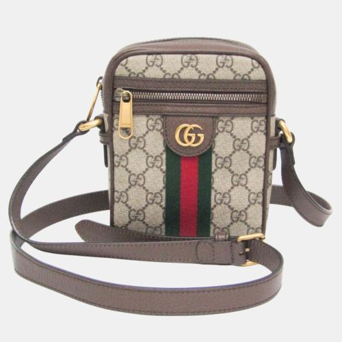 Brown Ophidia GG Small Shoulder Bag - Gucci - Modalova