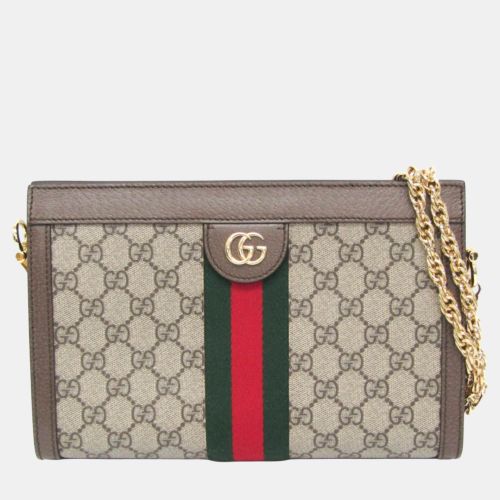 Brown Ophidia Small GG Supreme Shoulder Bag - Gucci - Modalova