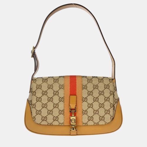 Gucci Brown GG Jackie Handbag - Gucci - Modalova