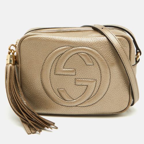 Metallic Leather Small Soho Shoulder Bag - Gucci - Modalova