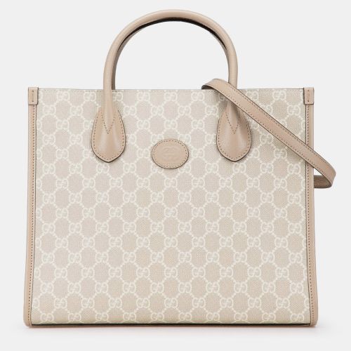 Small GG Supreme Interlocking Tote Bag - Gucci - Modalova