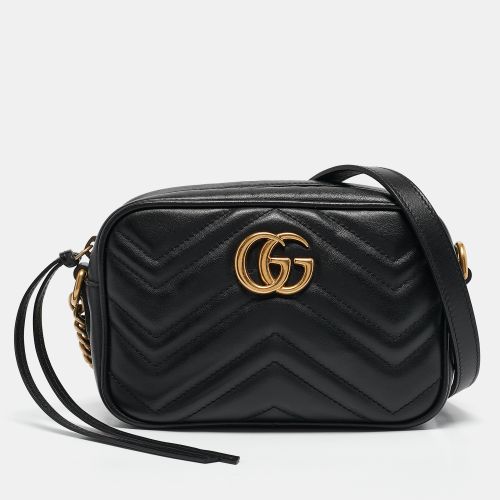 Matelasse Leather Mini GG Marmont Shoulder Bag - Gucci - Modalova