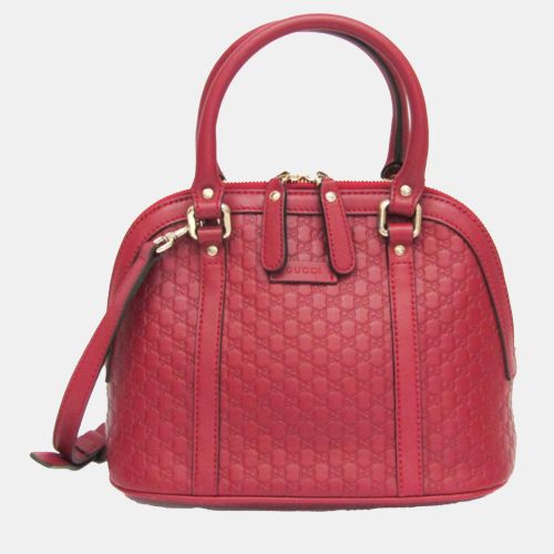 Leather Microssima Shoulder Bag - Gucci - Modalova