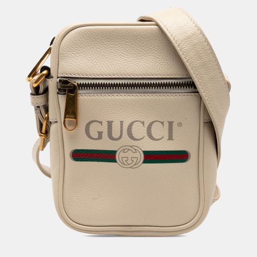 Mini Grained Calfskin Logo Crossbody - Gucci - Modalova