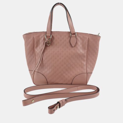 Microssima Leather Medium Bree Tote Bag - Gucci - Modalova