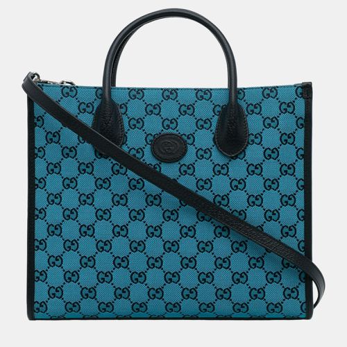 Gucci Blue GG Canvas Satchel - Gucci - Modalova