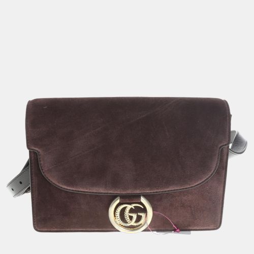 Suede Shoulder Bag (589474) - Gucci - Modalova