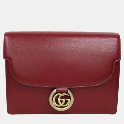 Leather GG Ring Shoulder Bag - Gucci - Modalova